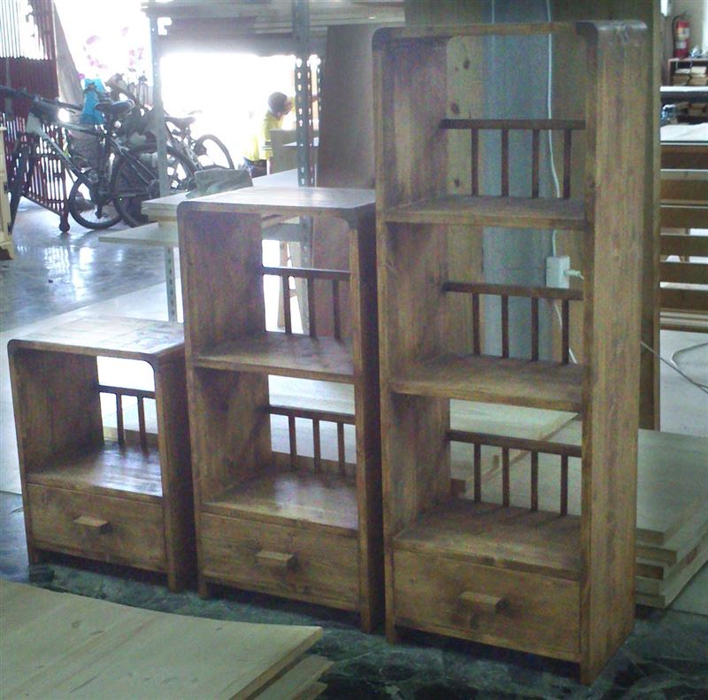 完工展示，等待客人來提貨
