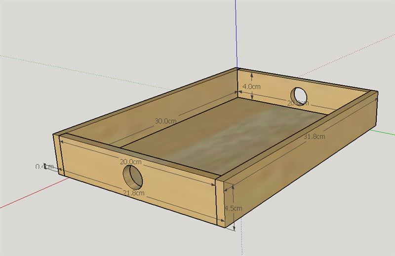 在sketchup打開舊檔，修改尺寸